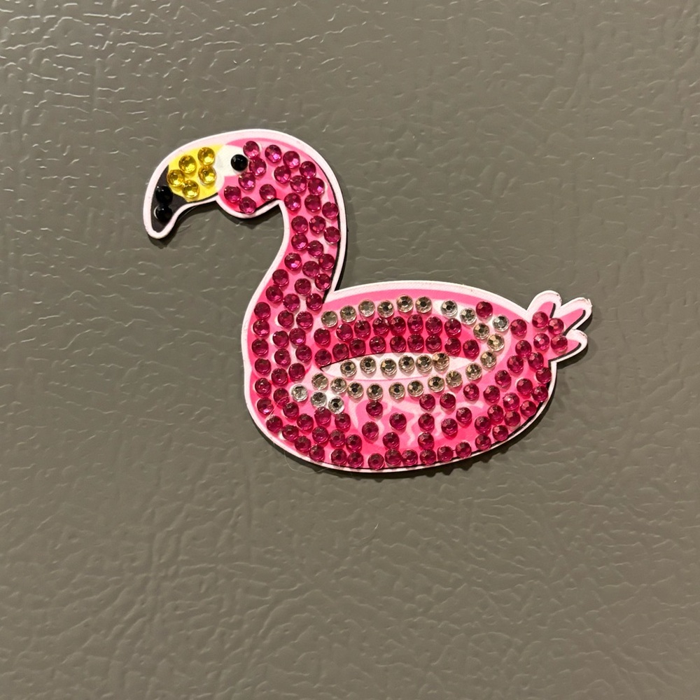 Handmade Diamond Art Flamingo